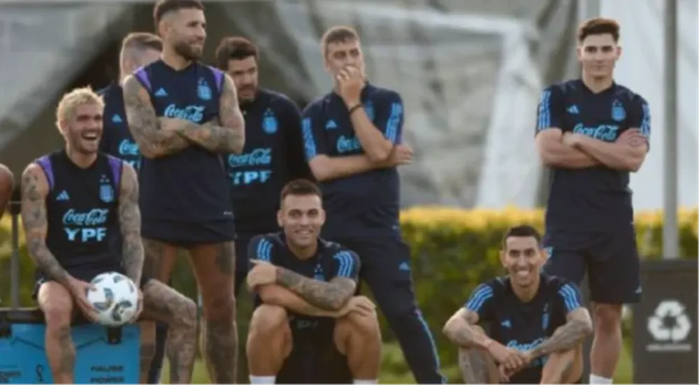 Práctica liviana y día libre en el predio de Ezeiza