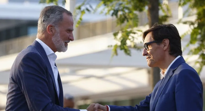 Illa recibe por primera vez al rey Felipe en Cataluña, con motivo de la Copa del América