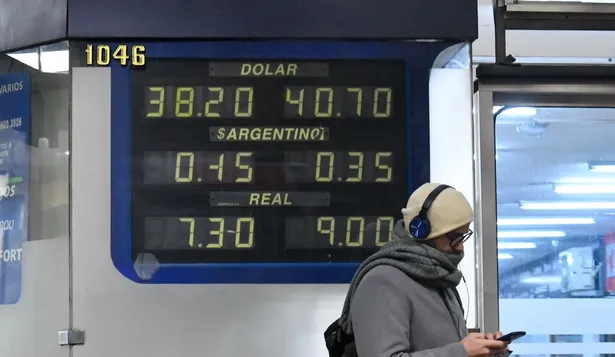 Pizarra de cambio. (Archivo)