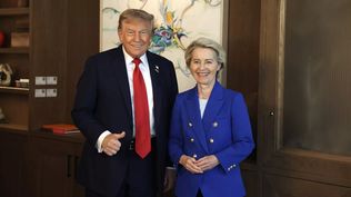 ¿Fin de la guerra comercial?: Europa en tensión por el encuentro entre Ursula von der Leyen y Donald Trump en Escocia