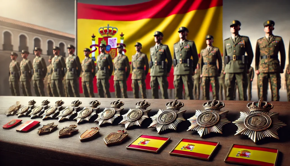 Integrantes del Ejército de España.