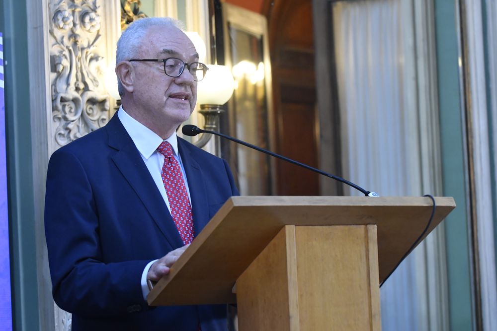 El canciller Mario Lubetkin