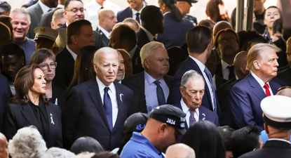 Harris, Biden y Trump coinciden en el homenaje a las víctimas del 11S. EFE