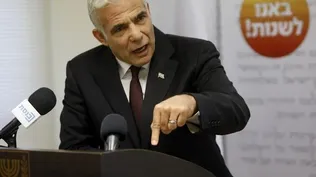 Yair Lapid, líder centrista del partido Yesh Atid