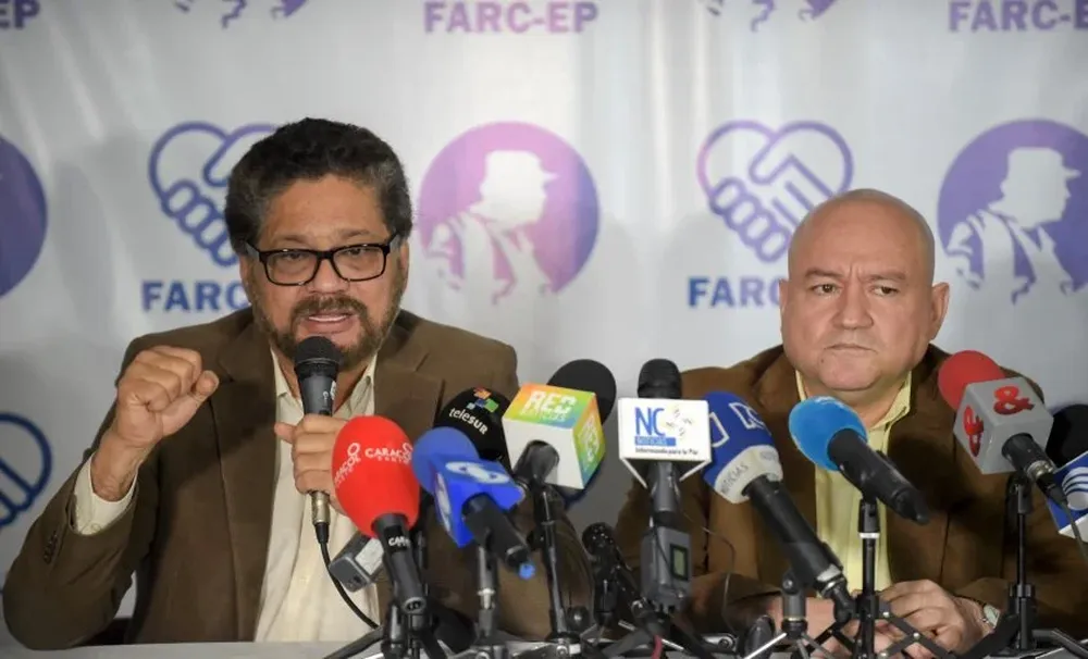 Ivan Marquez y Carlos Lozada, líderes de las FARC