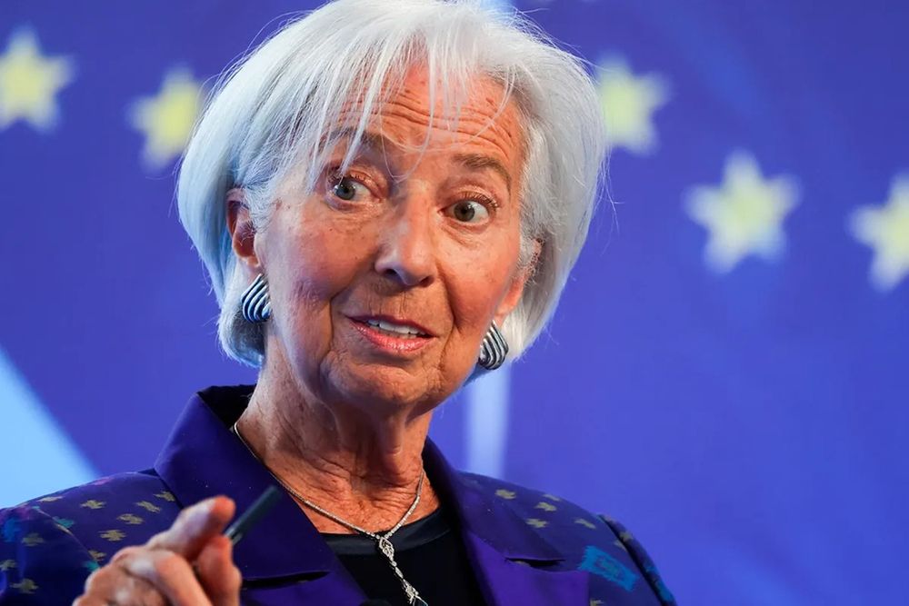 Christine Lagarde, presidenta del Banco Central Europeo el pasado 2 de marzo en Frankfurt.