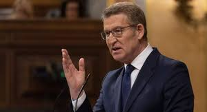 Alberto Núñez Feijóo. presidente del PP.