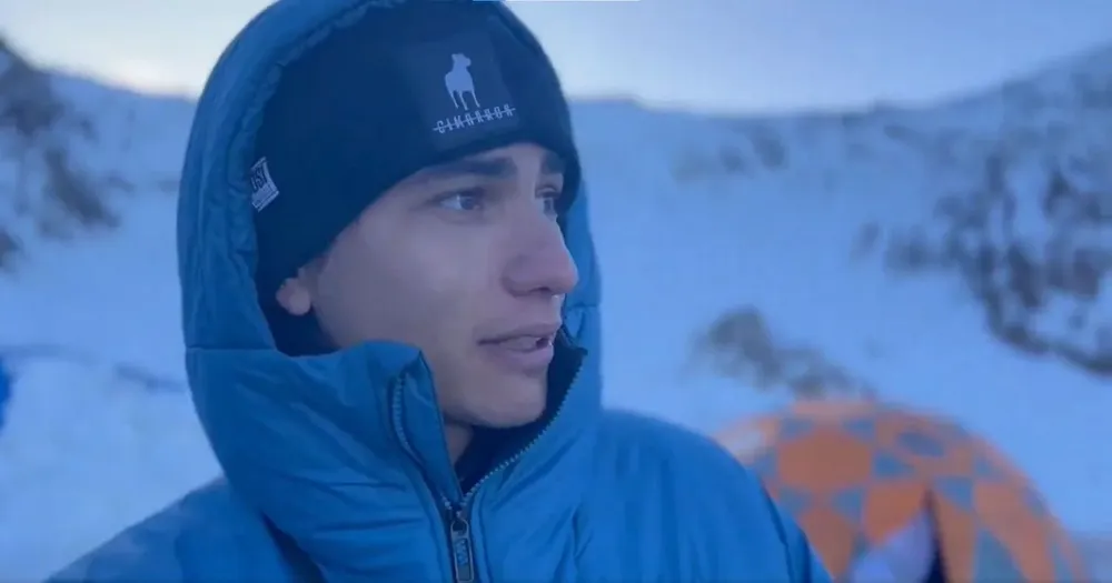 Enzo Vogrincic en el Valle de las Lágrimas