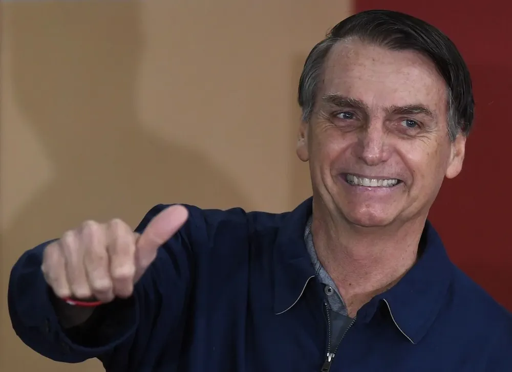 Bolsonaro obtuvo el 46% de los sufragios y se perfila como el próximo presidente de Brasil.