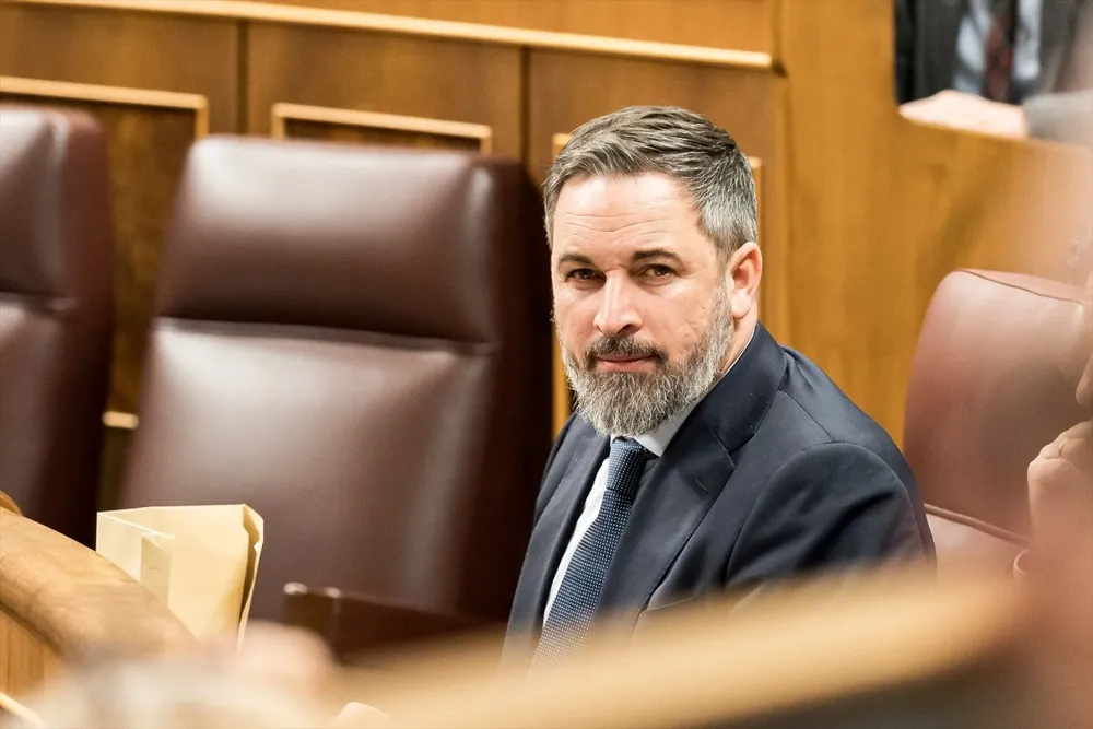 El líder de Vox, Santiago Abascal.