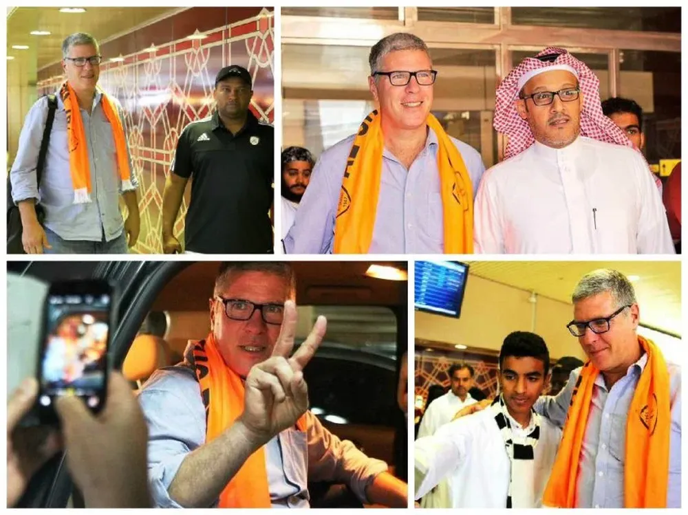 Así recibieron a Álvaro Gutiérrez en Al Shabab