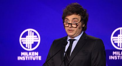 El presidente Javier Milei disertó hoy en la Conferencia Global en la ciudad estadounidense de Los Ángeles, frente a una platea de empresarios y economistas de ese país