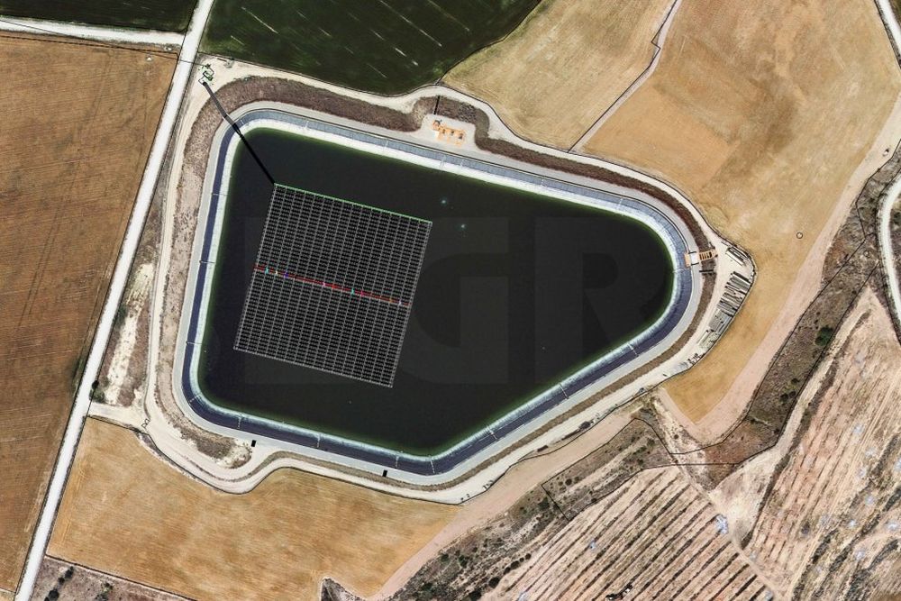 Planta solar fotovoltaica flotante de Lleida y de Cataluña