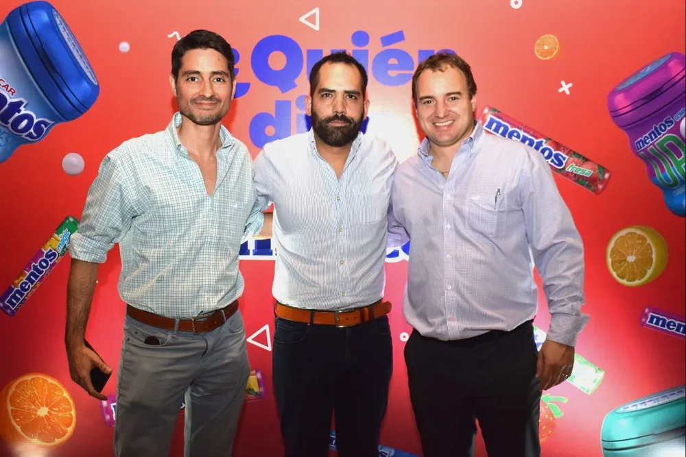Sebastian Evia, gonzalo Galvez y Fernándo Rodríguez