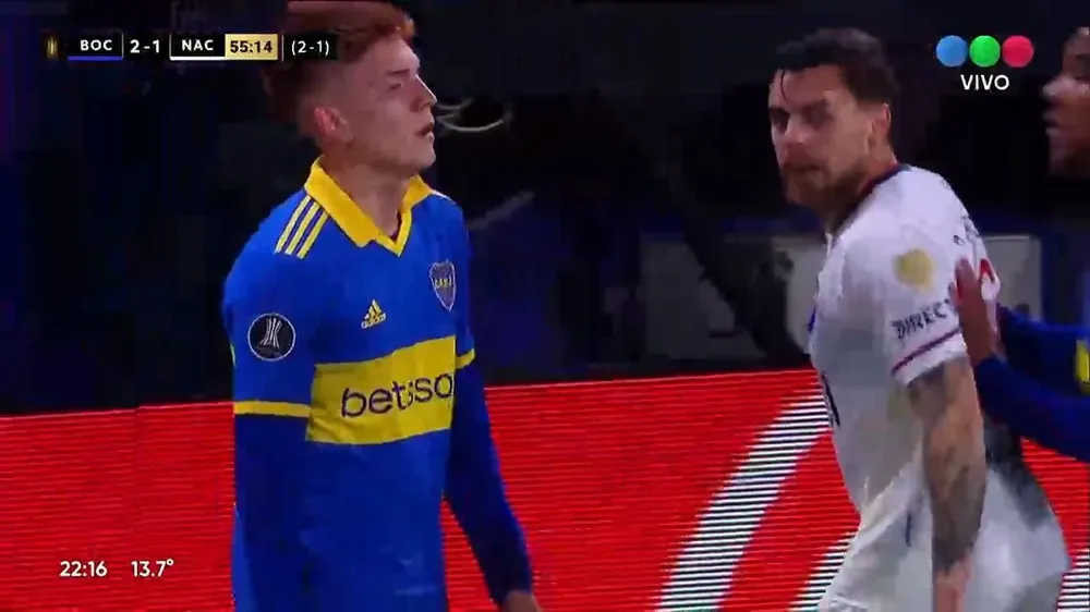 Alfonso Trezza increpa a Valentin Barco