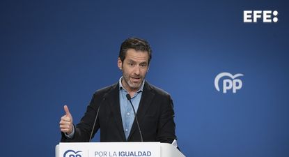 El portavoz del PP, Borja Samper