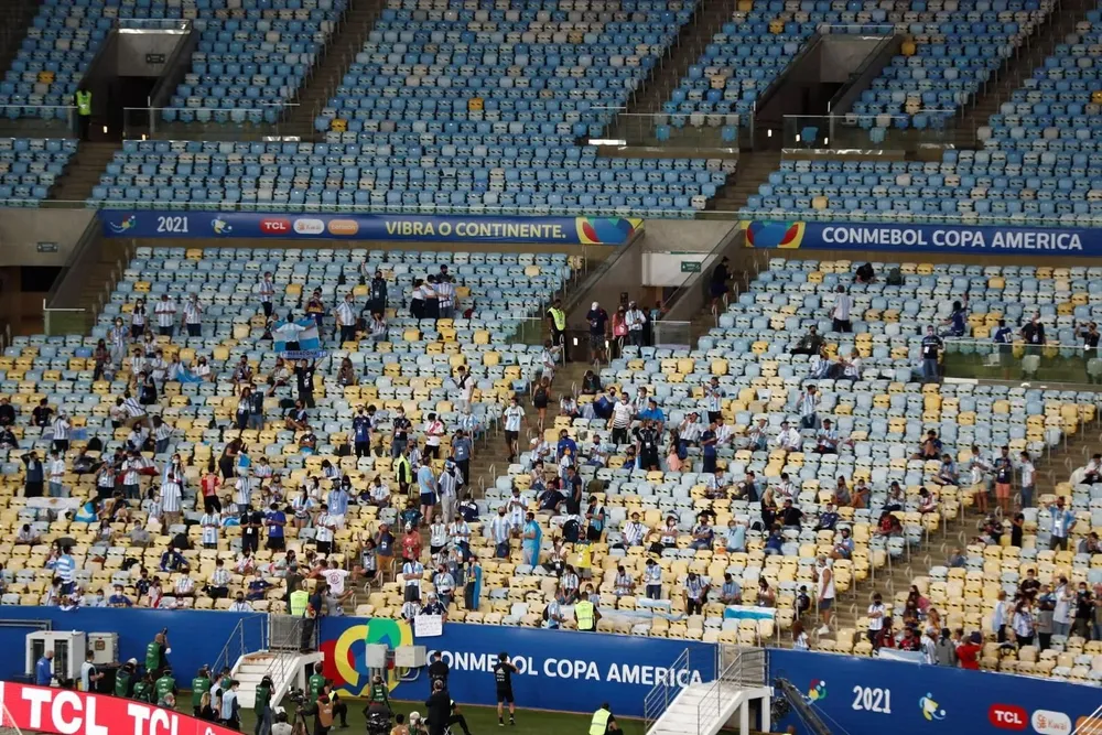 El Maracaná con público para la final