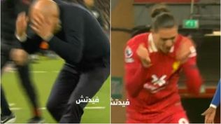 Darwin Núñez explotó de bronca en Liverpool y lo mismo hizo el técnico Arne Slot en el final ante Chelsea