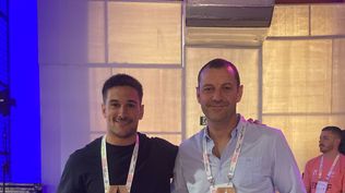 Juan Manuel Cat (cofundador de TecsPal) y Nicolás Galmarini (cofundador de Nanogrow Botech)