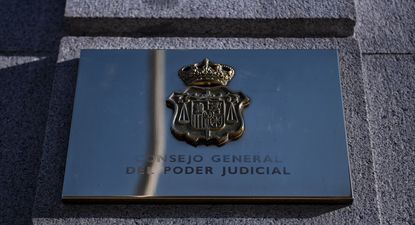 Entrada del Consejo general del Poder Judicial.