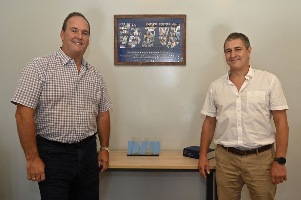 Marcelo Doldán y Alberto González Rocca, directores de DIU
