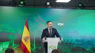 El líder de VOX, Santiago Abascal.