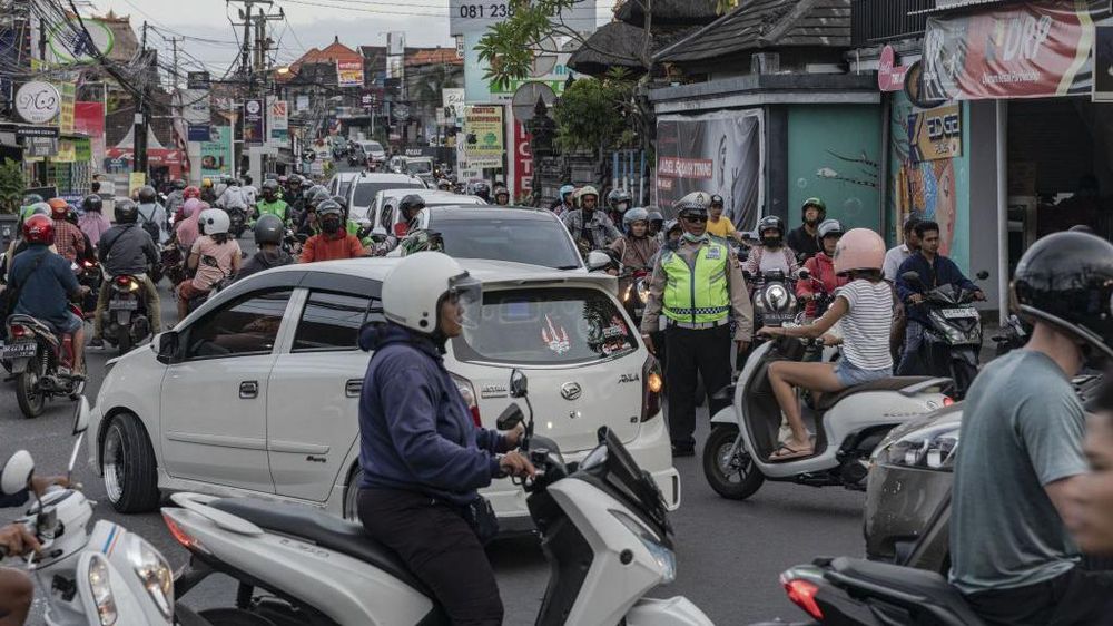 Con el auge del turismo, Bali está más congestionada.