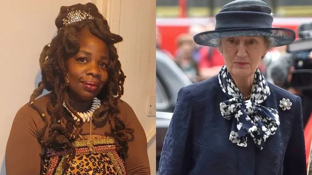 Ngozi Fulani y Lady Susan Hussey.