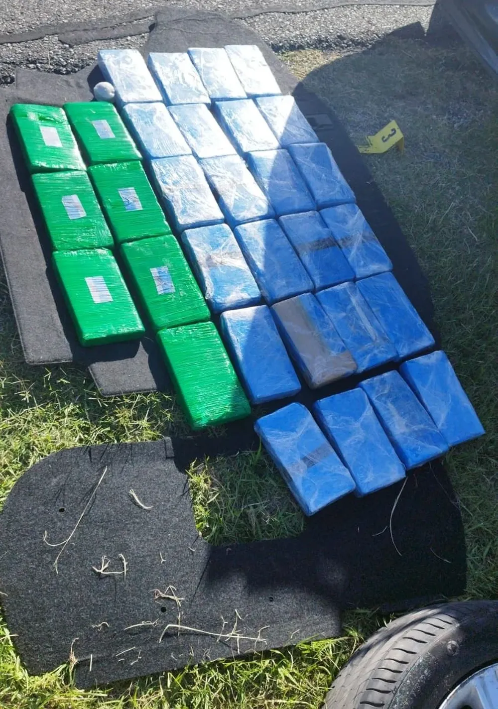 La droga incautada en el operativo