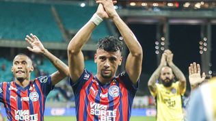 Luciano Rodríguez volvió al gol en Bahía