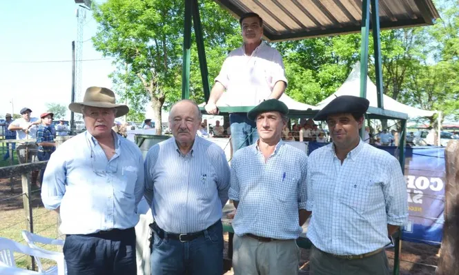 Martín San Román, Alejandro Stirling, Roberto Bertsch, Carlos Martín Correa y Diego Otegui
