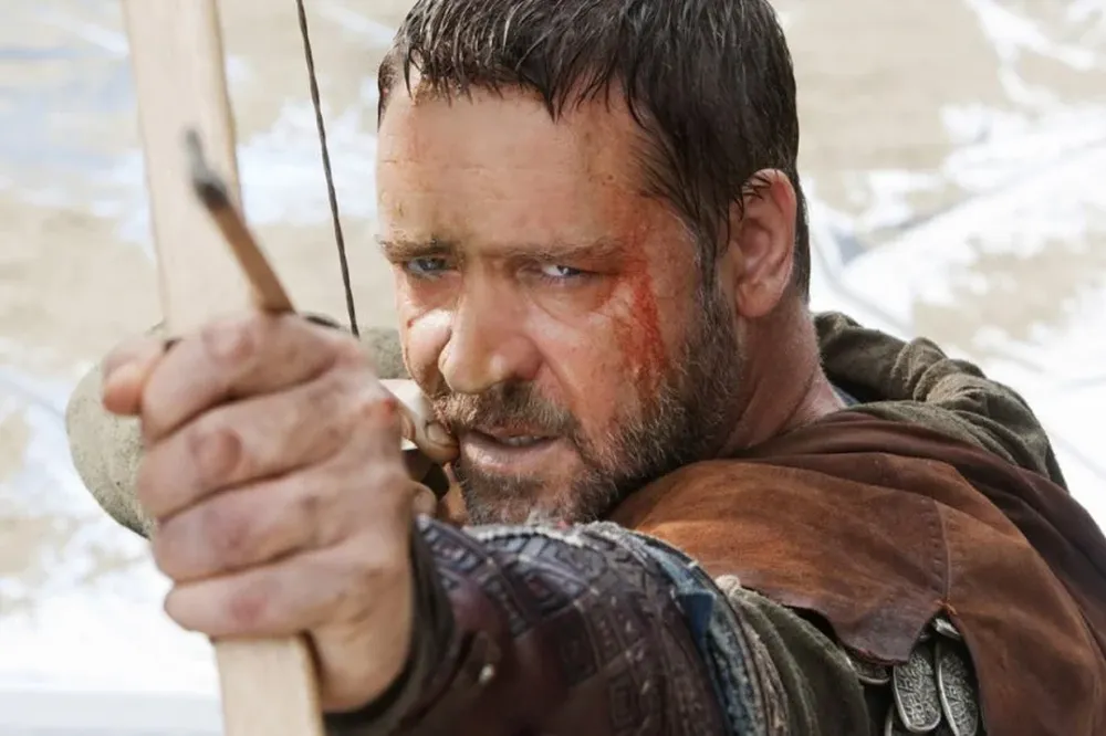 Russell Crowe fue el último en encarnar a Robin Hood en el cine.