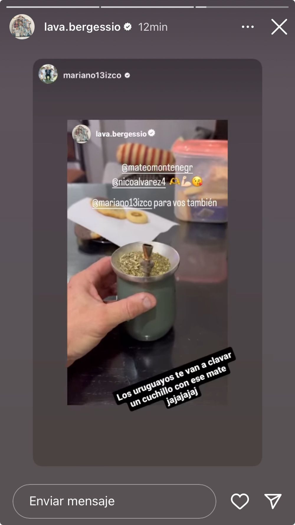 El mate de Gonzalo Bergessio