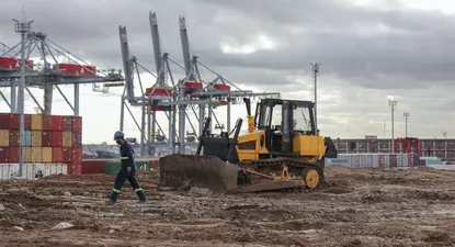 Comienzo de las obras en el Puerto de Montevideo