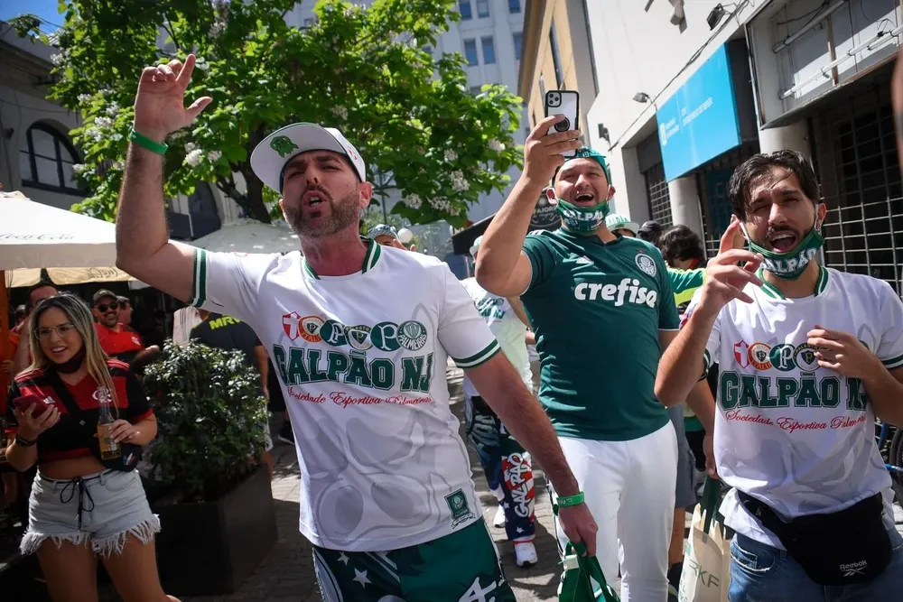 Palmeiras se consagró campeón de la Copa Libertadores en el Estadio Centenario.