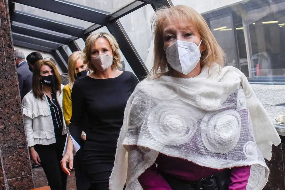 Carolina Cosse y Laura Raffo, que es una de las interlocutoras blancas con dirigentes de la coalición