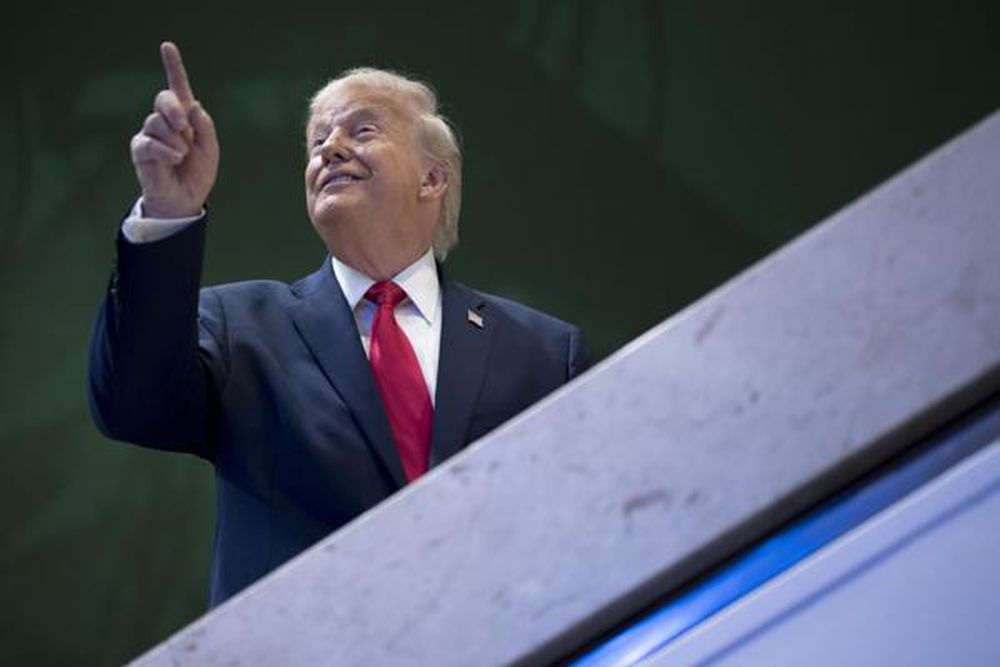 Donald Trump en Davos