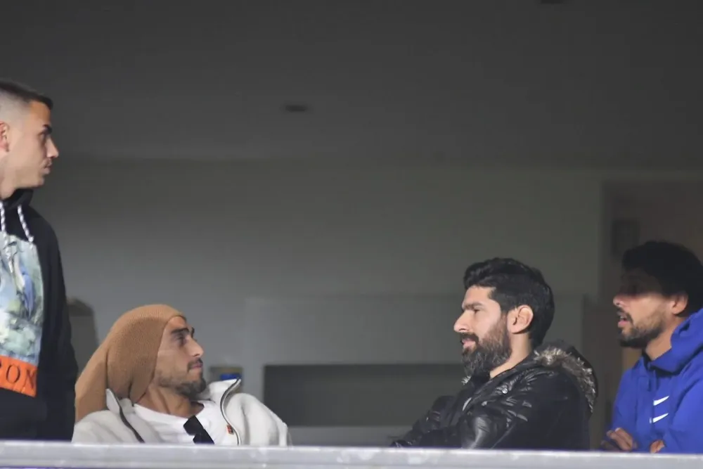 Matías Fonseca, Martín Cáceres y el Loco Abreu en el Parque