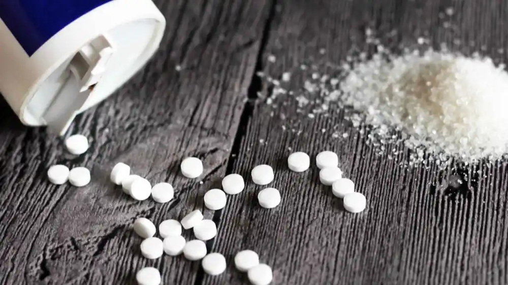 El aspartamo, cuestionado por sus riesgos para la salud.