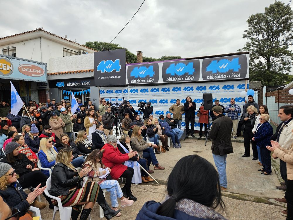 Inauguración del local de la lista 404 en Colón, que fue robado este domingo. (Archivo)