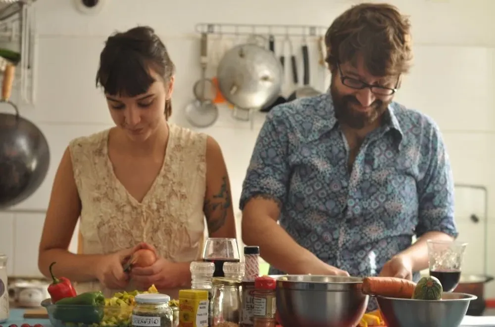 Lorena Canales junto a Hiram Miranda