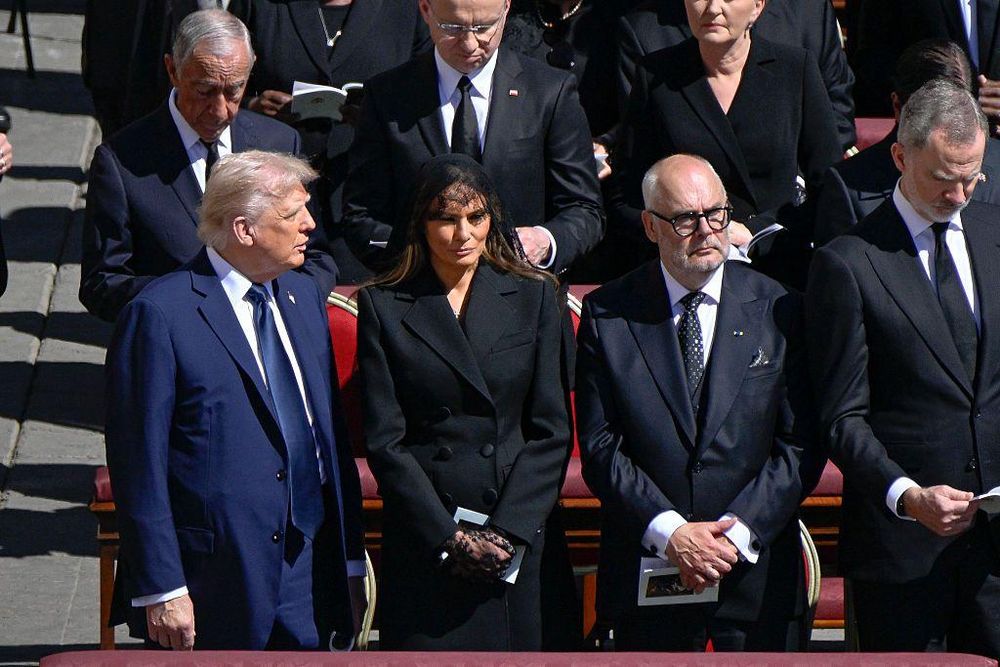 El presidente Donald Trump participó del funeral del papa Francisco el pasado 26 de abril.