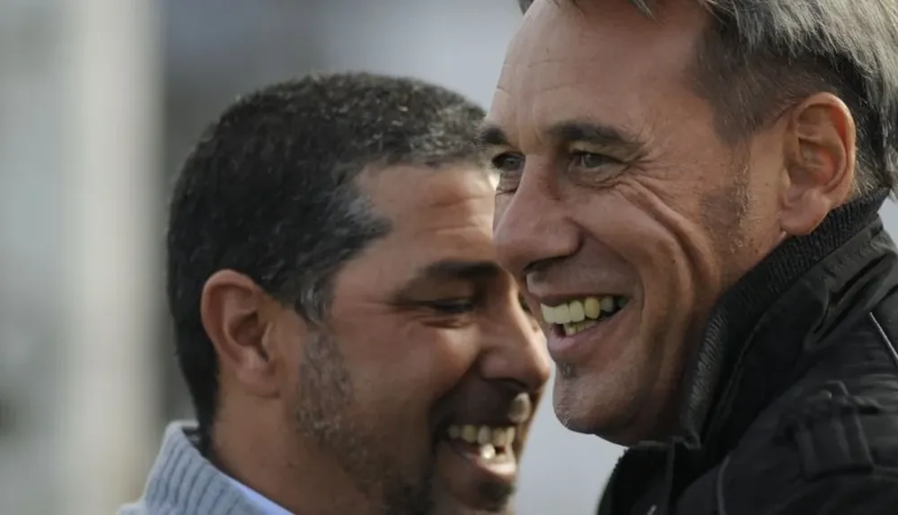 Ramos y Vivaldo, colegas sonrientes