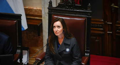Victoria Villarruel, vicepresidenta de la Nación y Presidenta del Senado.