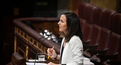 La secretaria general de Podemos, Ione Belarra.&nbsp;