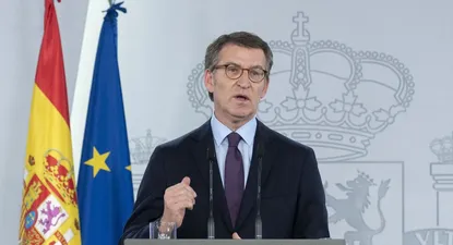 El presidente del PP, Alberto Núñez Feijóo.