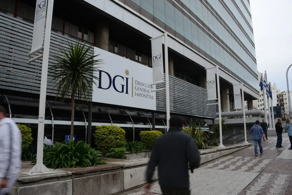 Sede central de DGI en Montevideo.