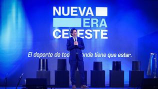 Ignacio Alonso en la presentación de la Copa AUF Uruguay