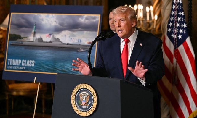 La Flota Dorada de Trump: el plan para revivir el poderío naval de Estados Unidos con acorazados militares
