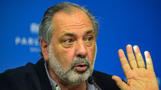 Jorge Gandini en una conferencia de prensa en 2022.&nbsp;